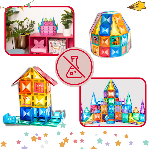Educational Magnetic Building Blocks For Kids Promote Creative Teamwork