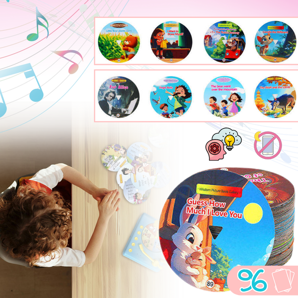 Premium Educational Retro Sound Toy for Kids With 96 Interactive Cards