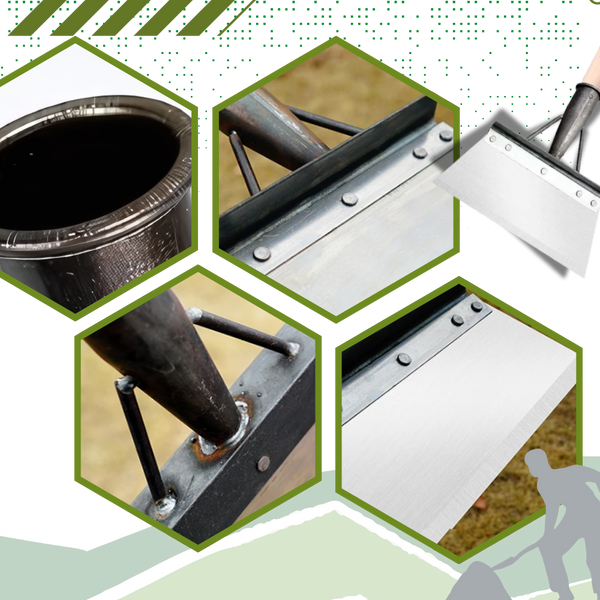 Ergonomic Garden Shovel for Easy Weeding and Debris Cleanup