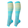 Premium Wide-Calf Open Toe Compression Sock Daily Leg Comfort