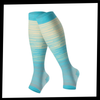 Premium Wide-Calf Open Toe Compression Sock Daily Leg Comfort