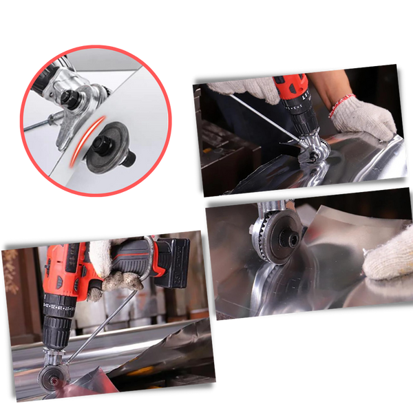 Electric Drill Plate Cutter Kit For Smooth And Precise Cutting
