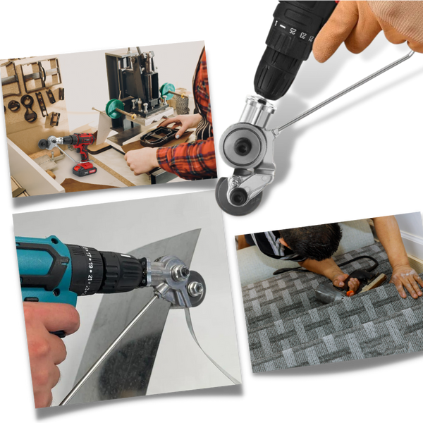 Electric Drill Plate Cutter Kit For Smooth And Precise Cutting