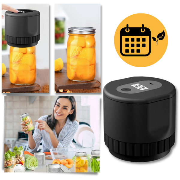 Mason Jar Vacuum Sealer For Fresh Long Lasting Airtight Sealing