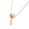 Mum Charm Necklace Symbolizing Bond With Children, Adjustable