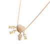 Mum Charm Necklace Symbolizing Bond With Children, Adjustable