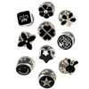 Premium No-Sew Button Brooch Pins Set Of Ten For Customizable Style