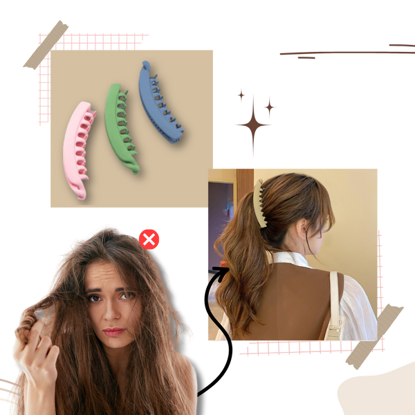 Premium Ponytail Holder Clip With Secure Comfort Grip For All Hair