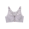 Lace Wireless Bra With Front Closure And Gentle Push Up Lift