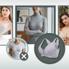 Lace Wireless Bra With Front Closure And Gentle Push Up Lift