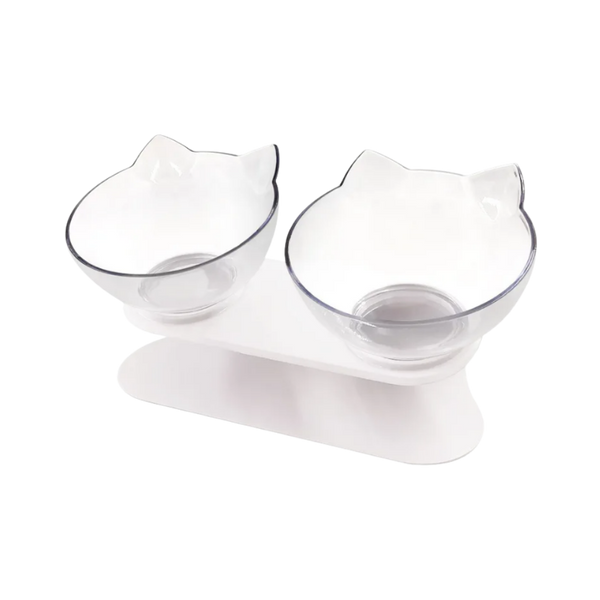 Elevated Cat Feeding Bowl With Ergonomic Comfort Design