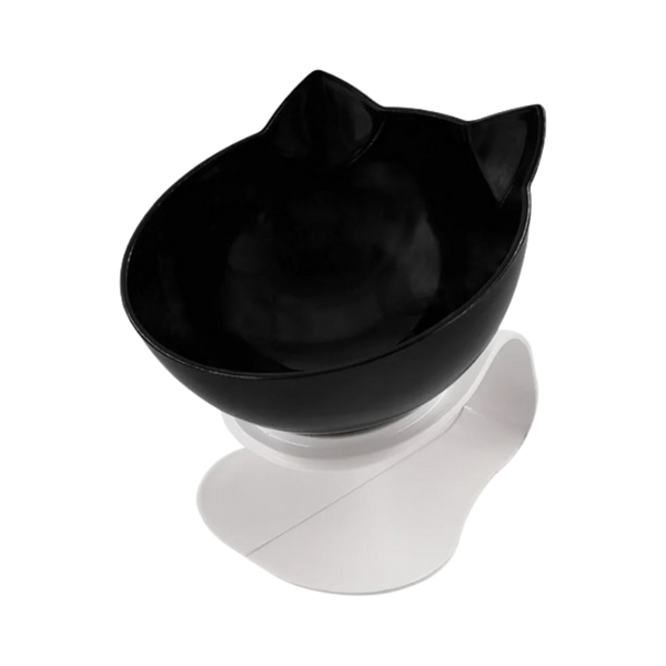 Elevated Cat Feeding Bowl With Ergonomic Comfort Design