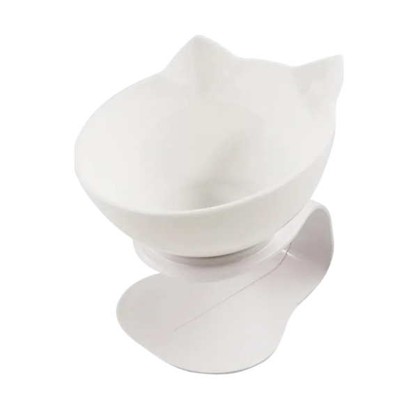 Elevated Cat Feeding Bowl With Ergonomic Comfort Design
