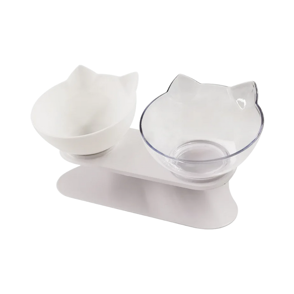 Elevated Cat Feeding Bowl With Ergonomic Comfort Design
