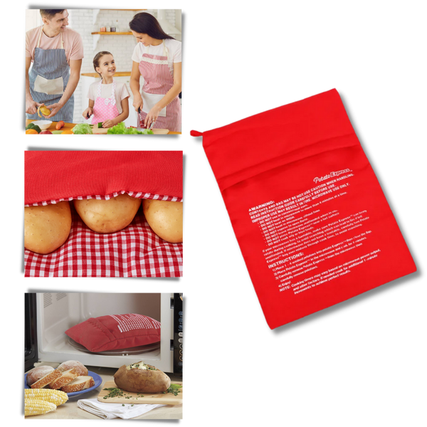 Compact Microwave Potato Bag For Energy Saving Quick Cooking