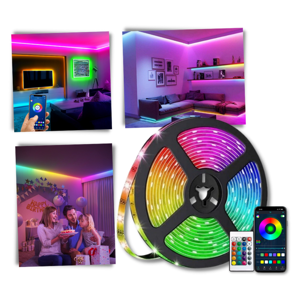 App Controlled RGB LED Strip for Energy Efficient Ambient Lighting