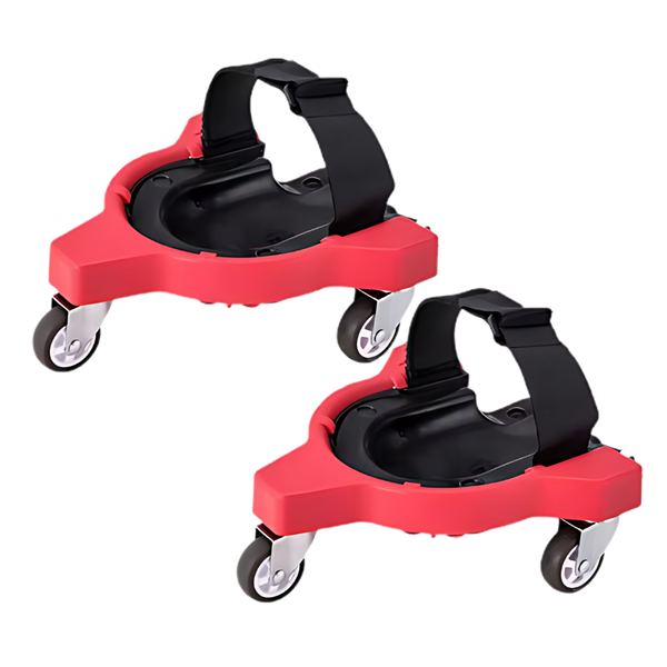 Flooring Knee Pads With Gel Cushions And Wheel Attachment
