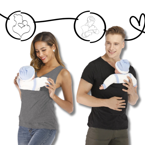 Ergonomic Kangaroo Bonding Tee Elevating Parent Child Connection