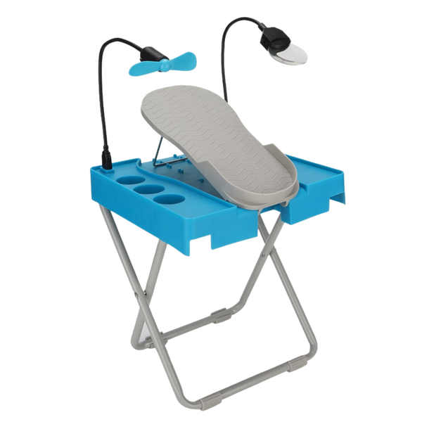 Ergonomic LED Pedicure Foot Rest For Salon Quality Pedicures At Home