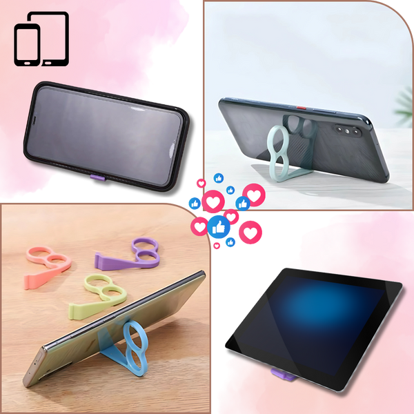 Ergonomic Phone Grip For Secure Hands Free Viewing And Comfort