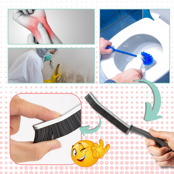 Ergonomic Grout Cleaning Brush For Effortless Streak Free Results