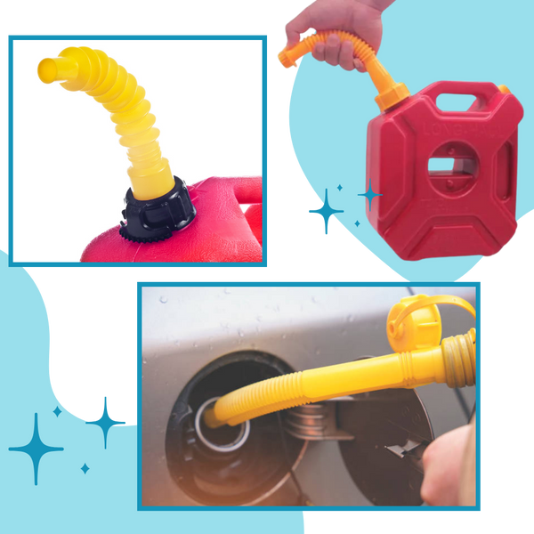 Extended Length Gas Can Spout Replacement For Mess Free Refueling