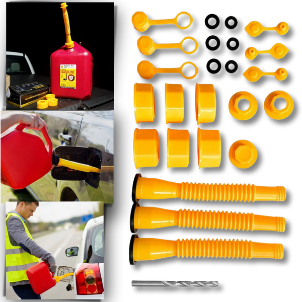 Extended Length Gas Can Spout Replacement For Mess Free Refueling