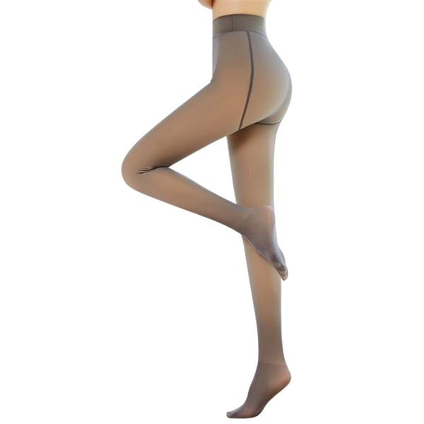 Fleece Lined Tights With Warmth And Slimming Effect For Winter