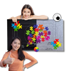 Roll Up Felt Puzzle Mat for 1500 to 3000 Pieces, Portable Storage