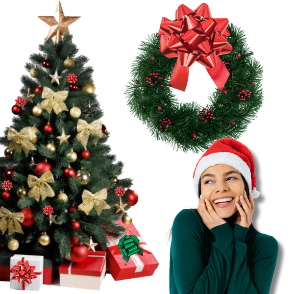 Easy Assembly Festive Ribbon Bows for Gift Wrapping and Decor