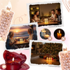 Battery-Powered Crystal Candle Lamp for Safe, Mess-Free Ambiance