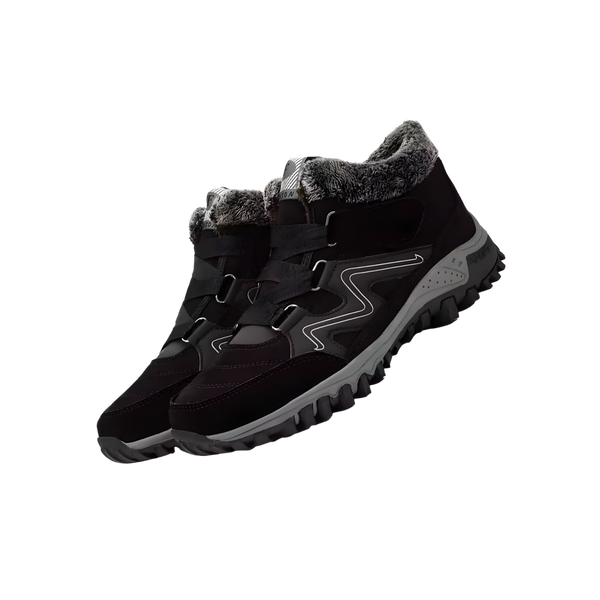 Warm Fleece Lined Winter Shoes With Non Slip Grip For All Day Comfort