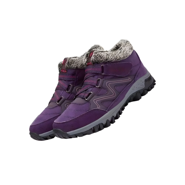 Warm Fleece Lined Winter Shoes With Non Slip Grip For All Day Comfort