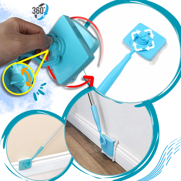 Baseboard Cleaner With Extendable Reach For Effortless Cleaning