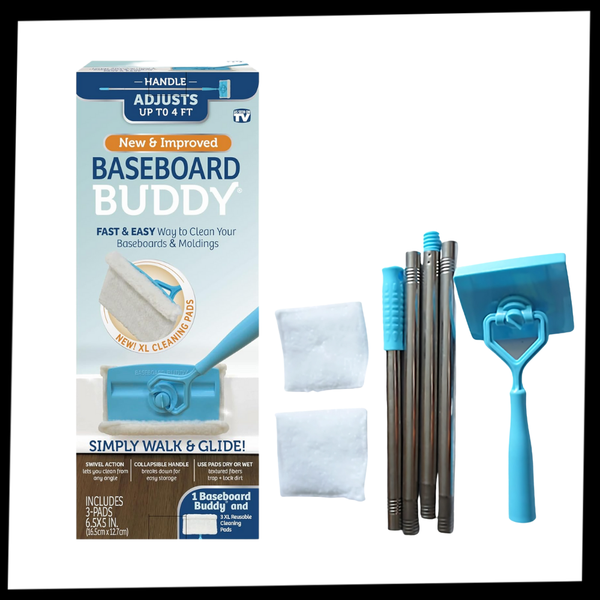 Baseboard Cleaner With Extendable Reach For Effortless Cleaning