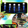 Two Player Glow Hover Game Set For Skill Boosting With Floating Targets