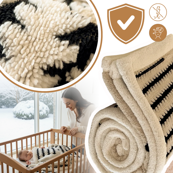 Jacquard Winter Blanket With Enhanced Heat Retention And Anti Static
