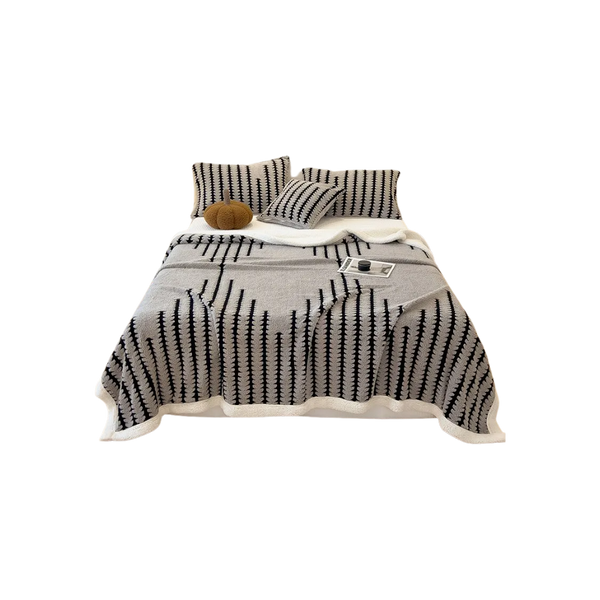 Jacquard Winter Blanket With Enhanced Heat Retention And Anti Static