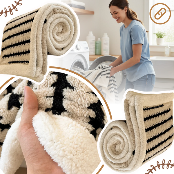 Jacquard Winter Blanket With Enhanced Heat Retention And Anti Static