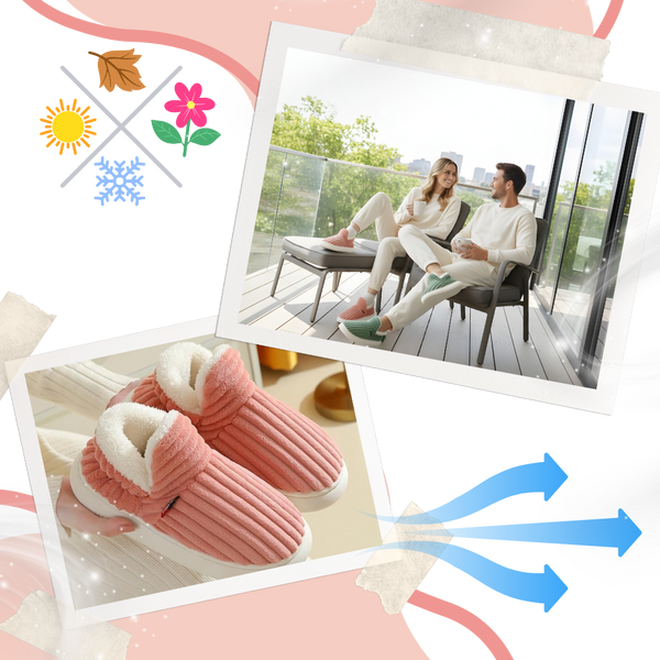 Premium Plush House Slippers With Non Slip Grip And Lightweight Comfort