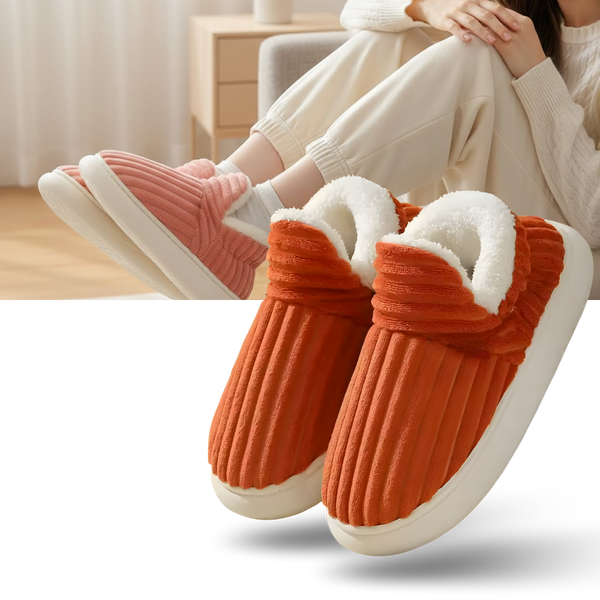 Premium Plush House Slippers With Non Slip Grip And Lightweight Comfort