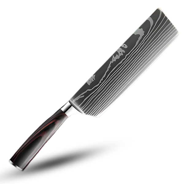 Japanese Knife With Damascus Steel And Ultimate Balance