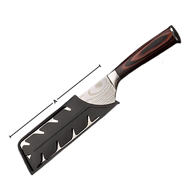Japanese Knife With Damascus Steel And Ultimate Balance