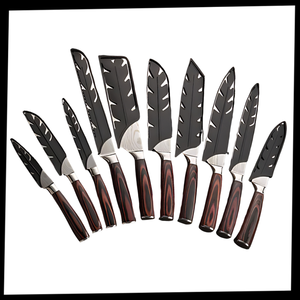 Japanese Knife With Damascus Steel And Ultimate Balance