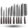 Japanese Knife With Damascus Steel And Ultimate Balance
