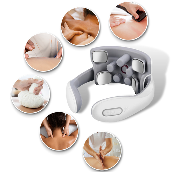 Six Mode Shiatsu Neck And Shoulder Massager With Customizable Intensity