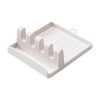 Four-Slot Silicone Spatula Rack With Non-Slip Heat-Resistant