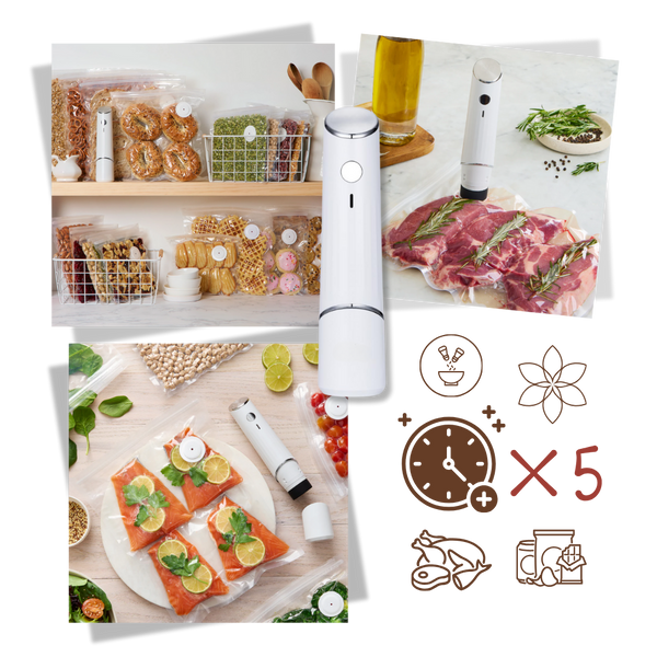 Vacuum Sealer For Food Storage Keeps Freshness Up To 5x Longer