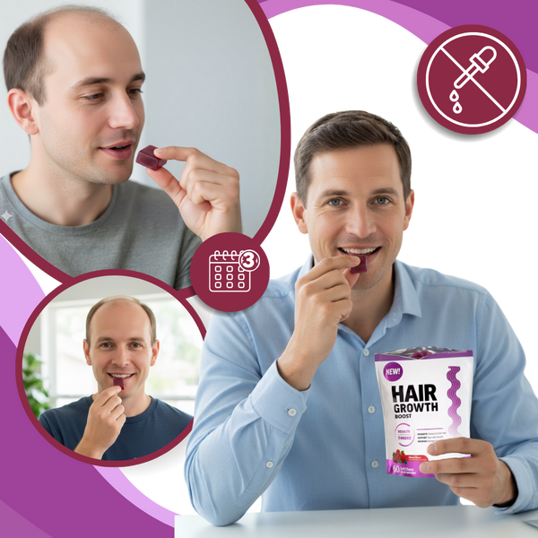 Biotin Hair Gummies For Healthier Stronger Hair Daily