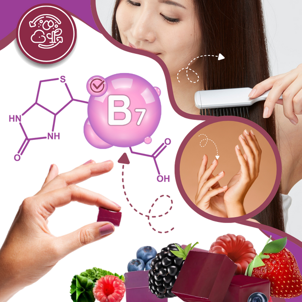 Biotin Hair Gummies For Healthier Stronger Hair Daily